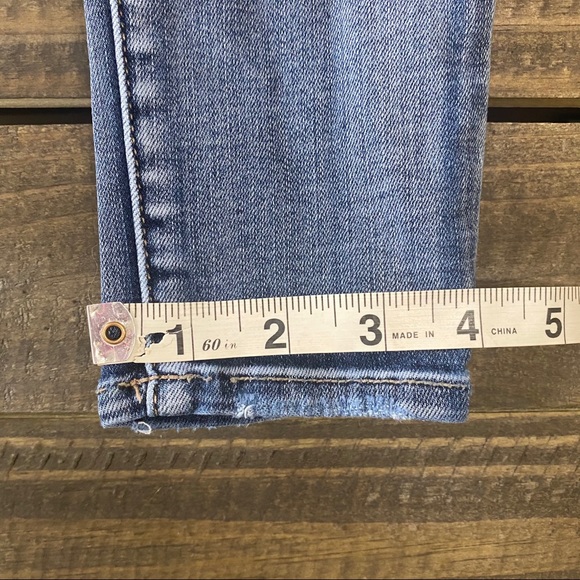 American Eagle Distressed Hi Rise Jeggings Sz 0 - Picture 8 of 10